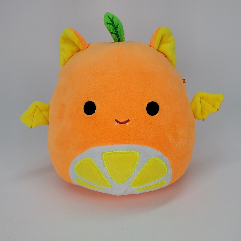Squishmallows Barnet the Orange Bat 8 Inch Plush Citrus Fruit Halloween S8 #2111
